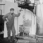 Drilling out crankshaft Model A