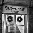 Front office entrance with Westinghouse panel.