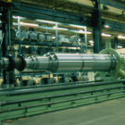 Craven lathe with 20 ton fan shaft.