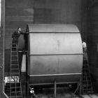 Double-width Silentvane fan being assembled in special test structure.
