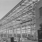 Steel skeletal structure.