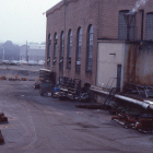 Rear view with Bldg W on the left.